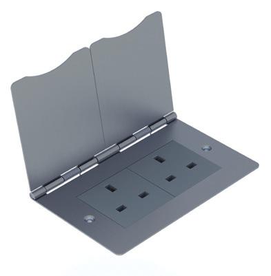 SBS54 Manufactured to BS 1363 part 4 Angled colour coded terminals with captive screws Minimum mounting box depth 35mm Terminal capacity 3 x 2.5mm², 2 x 4.0mm² & 1 x 6.