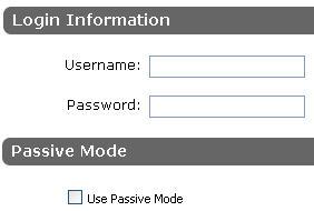 Enter the hostname or the IP address of the FTP server. 3.