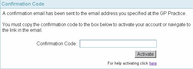 2. Alternatively, enter the Confirmation Code from the email on the Registration Confirmation screen of the website if you kept the window open.