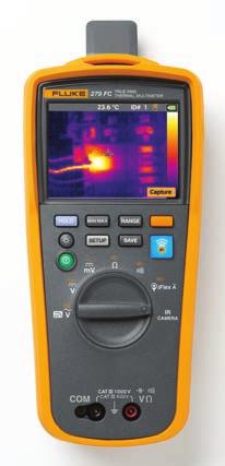 The 279 FC is a full-featured digital multimeter with integrated thermal imaging and is designed to increase your productivity and confidence.