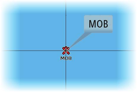 Positioning a MOB mark If an
