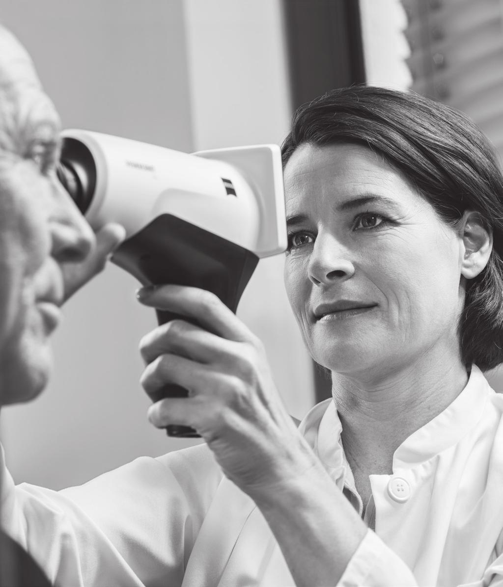 Essential Line from ZEISS Diagnostic quality right from the start A well-functioning basic diagnostic pathway is indispensable for efficient practice management in virtually every eye care facility,