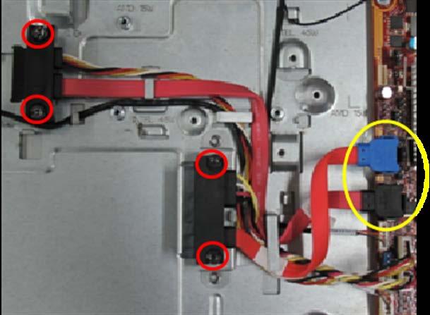 11, Disassemble the cables connected to MB and