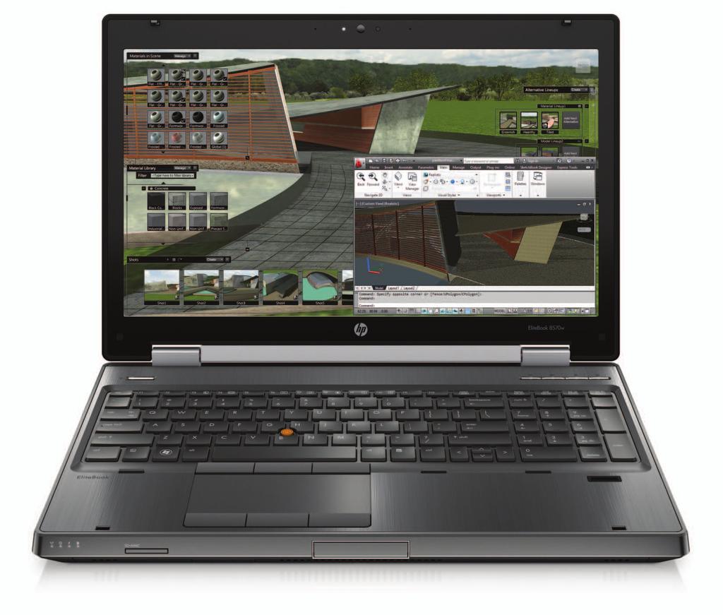 HP recommends Windows 7. HP EliteBook 8570w Mobile Workstation HP s most versatile mobile workstation offers high-end professional graphics, robust processing power, a 15.