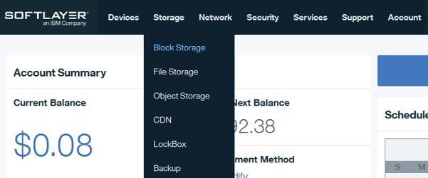 Provisioning external storage to your server External storage can be added to your provisioned server(s) if you want to use it as a backup device or use a snapshot to quickly restore your database in