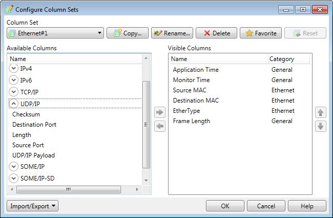 New Features of ControlDesk 6.2 Refer to Add/Edit Filter Dialog (Ethernet) ( ControlDesk Bus Navigator).