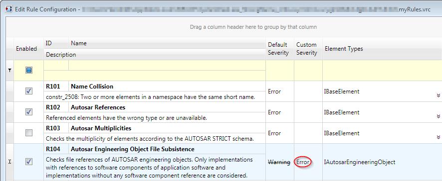 SystemDesk This lets you apply specific validation rules even if they are not part of a selected rule configuration or not enabled.