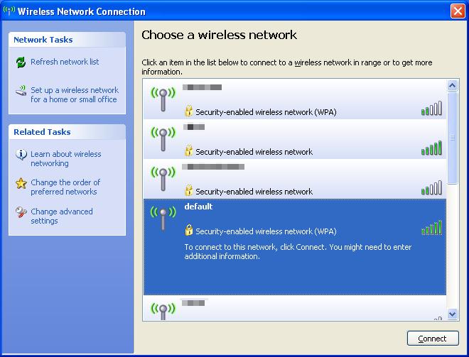 1 Windows XP (Wireless Zero Configuration) Step 1: Right-click on the wireless network icon displayed in the system tray Figure