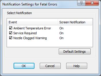 Error notification setting for [Not use EPSON Status Monitor 3] Follow the steps below to set error notification for [Not use EPSON Status Monitor 3]. 1 2 3 4 Turn the printer on.