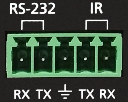 A B C IR ystem IR is typically used to connect to control system processors. This input is used to control the UHD-CAT.
