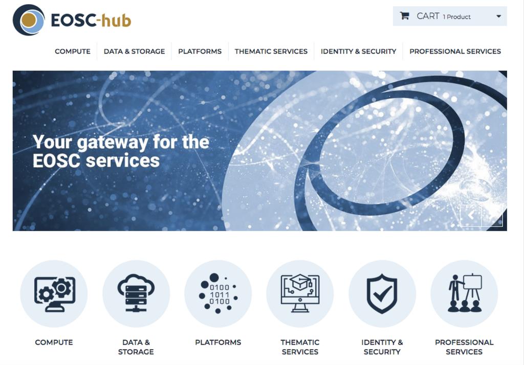 EOSC-hub Marketplace http://marketplace.eosc-hub.