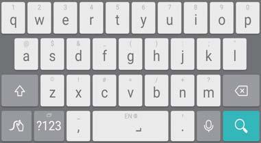 Huawei Swype input method Getting started 8 1 2 7 3 4 5 6 1 2 3 4 5 6 7 Slide across letters to enter a word. Switch between lowercase and uppercase letters.
