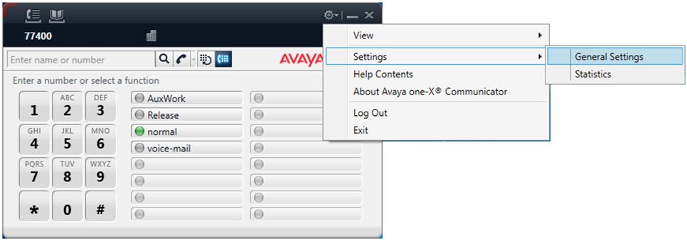 In the General Settings window, navigate to Devices and Services Audio and then select the Basic tab as shown below.