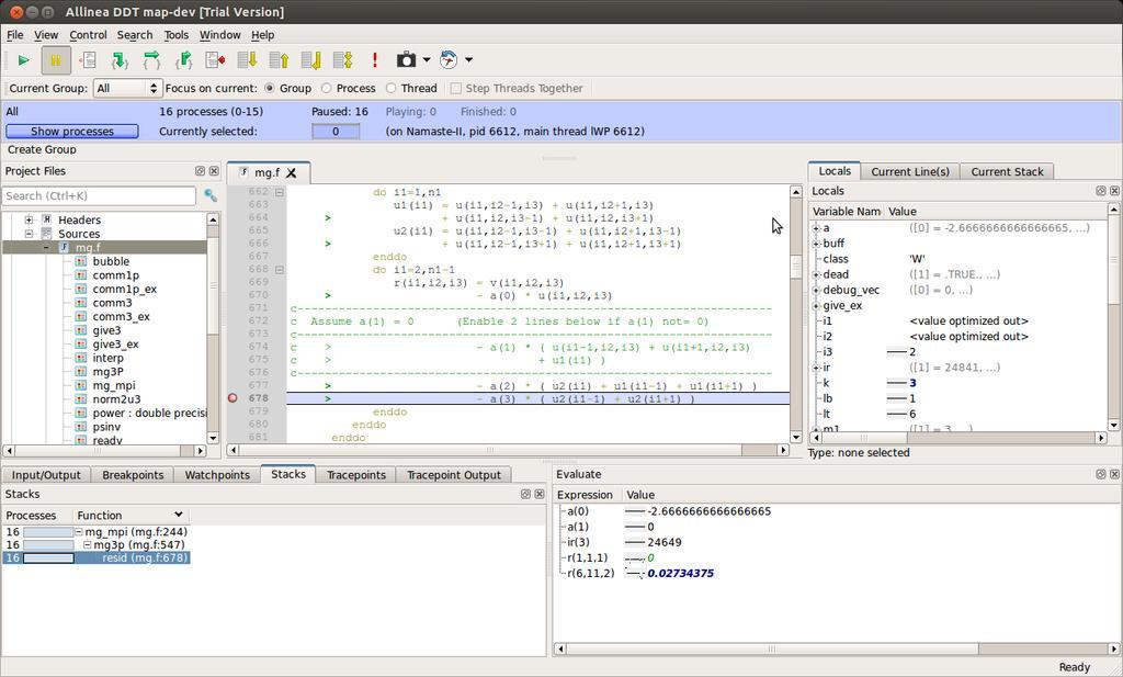 parallel debugger Full support for NVIDIA CUDA 5 See which
