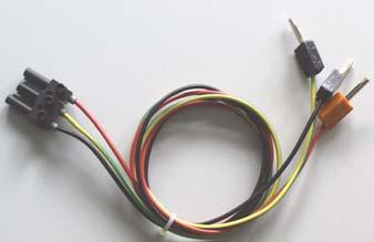 Power Cable 2.2.9.2 DC Power Supply By using DC voltages only a male connector is supplied.