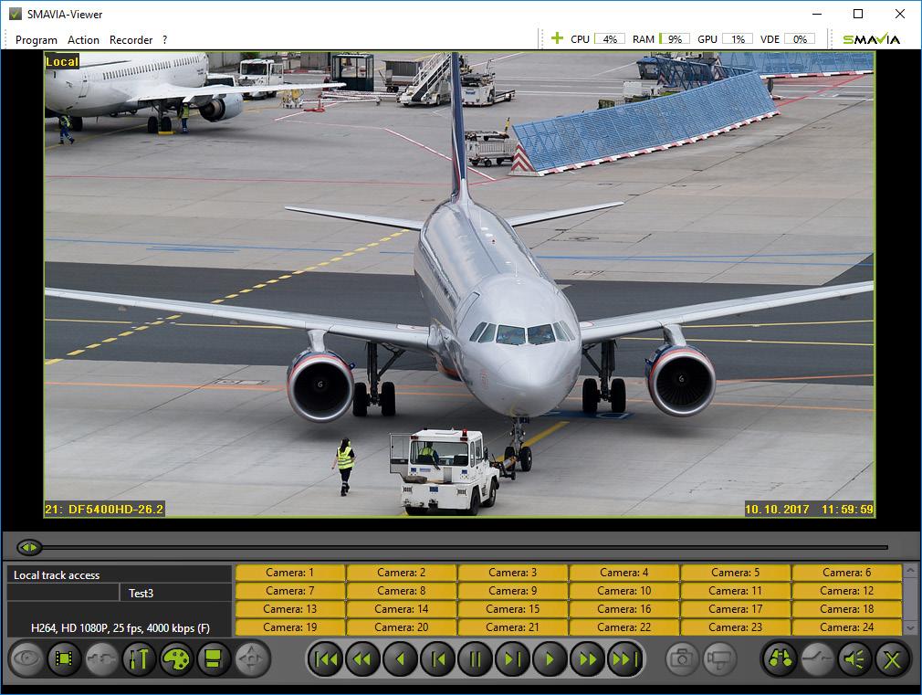 4 Operation 4.1 Playback Playback mode allows to play a recorded track in the active split. In addition, various search functions are available for the evaluation of the recording.