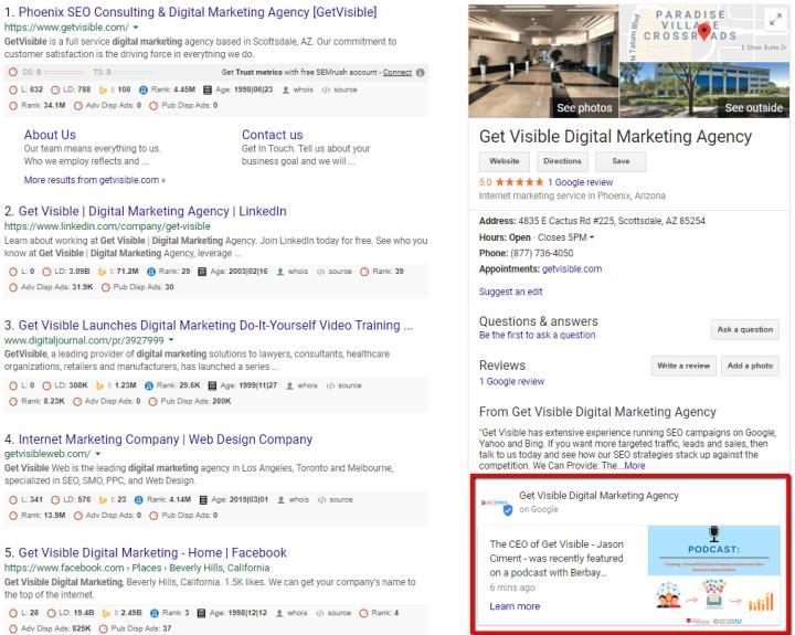 Google Posts Although not the most widely known or utilized feature of Google My Business,