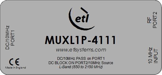 Input MUXL1P-4104 Output 4111 (up