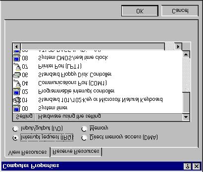 3.1.1 ADC-1000/AVS-PC2000 installation For Windows 95 and Windows 98 Users: Find Available Base Address and IRQ Settings 1. Go to Start Settings Control Panel and double-click on the System icon. 2.