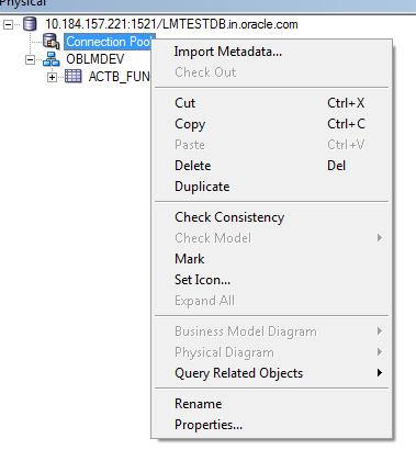 if you want to import more tables click on the connection pool name right click on it, import metadata