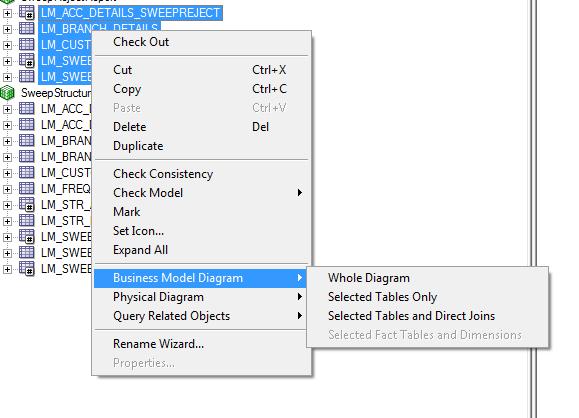 In Business Model and Mapping layer, right-click the white space and select