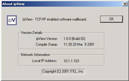 20 Using ipview Figure 16: ipview About Box! The ipview About box provides a quick way to view your IP Address.