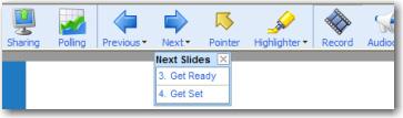 Deleting a Presentation You may choose to delete a presentation anytime in the future using the Publish feature.