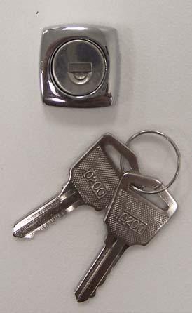 Available with a durable key lock for additional security benefits (reference