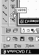 The icon is a picture of an eraser at the end of a pencil.) The message Select objects is displayed in the command prompt area and AutoCAD awaits us to select the objects to erase. 2.