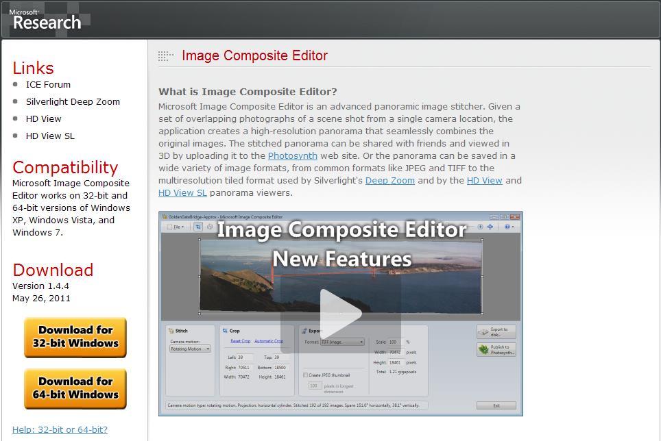 Image Composite Editor http://research.
