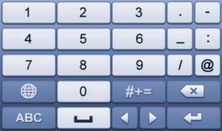 8 Description of the Soft Keyboard Icons Icon Description Icon Description Number