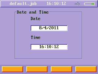 8.2. Previous Calibration Date This menu shows you the last calibration date.