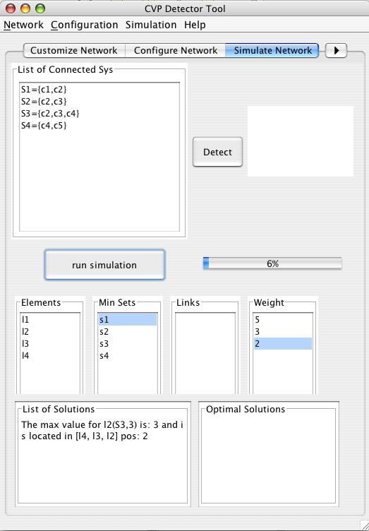 Configure panel: Allows to establish connections between comput- Fig. 6. ers. A. Constraint translator This component is in charge of extracting the facts and constraints from a given network.