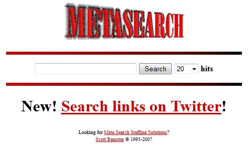 Web Searching : Metasearch Engine