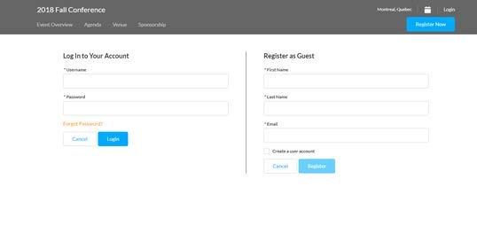 Step 2: Register as Guest and type in your information.