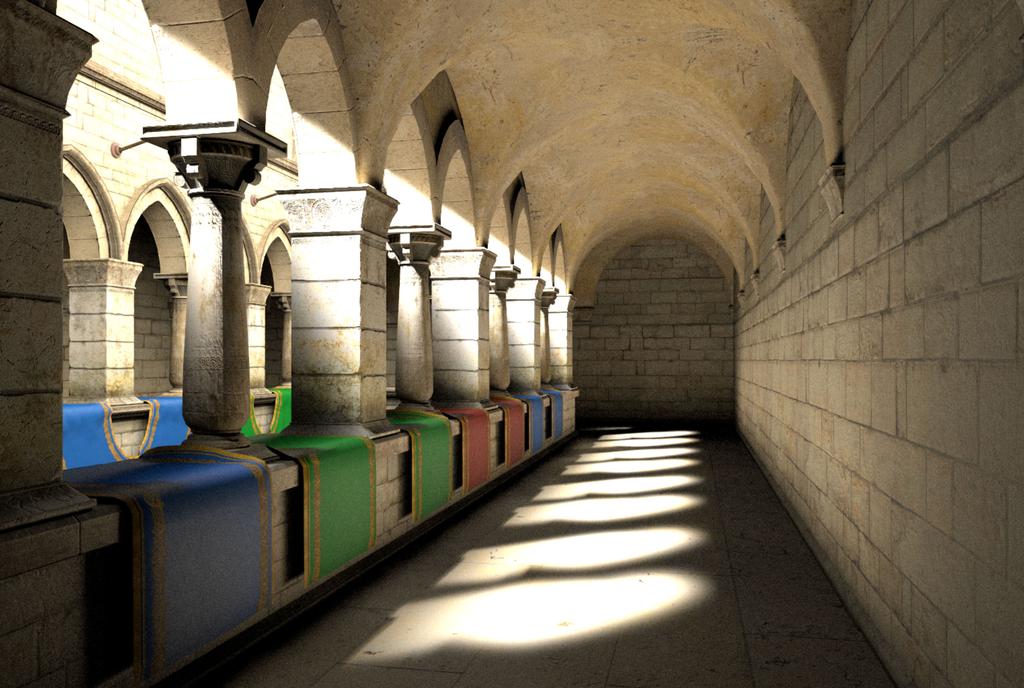 Ray Tracing Global illumination Naturally modeled with ray tracing Sponza Atrium 2009 Frank Meinl,