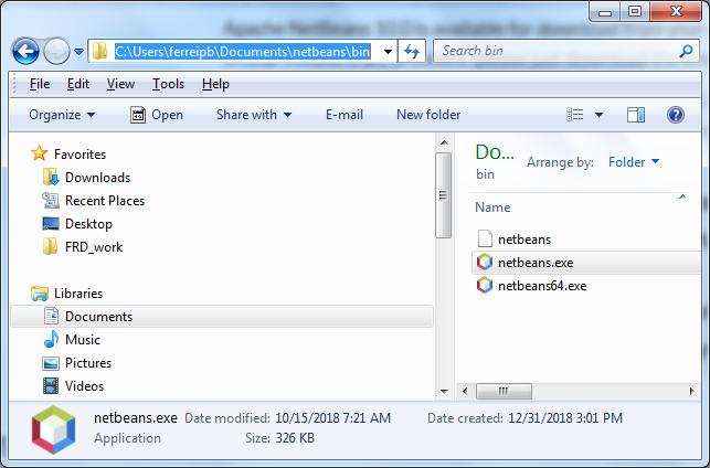 c) Go to the recommended link shown above (https://netbeans.org/downloads) d) As directed above, just download the zip file and extract it somewhere in your laptop.