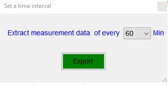 View to view data, Export, or delete. View data will bring up the Live monitor screens previously covered.