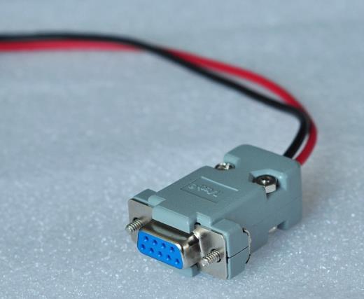 The string DAC connectors consist of 1 male and 1 female RS232 connector, whereas the cell DAC design consists of 2 female