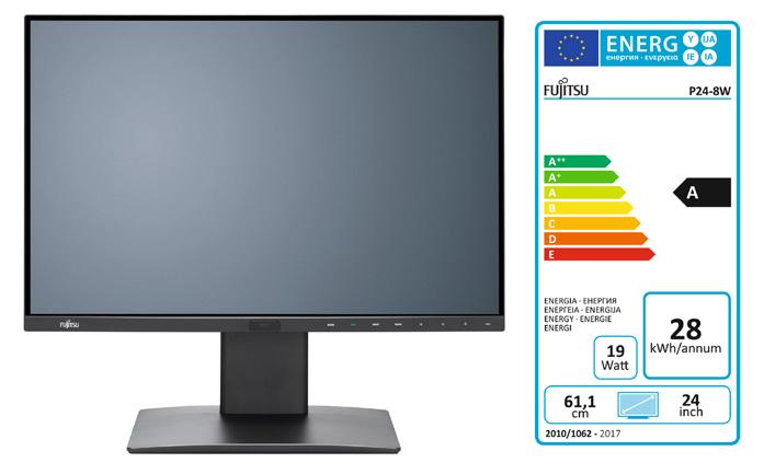 Data Sheet FUJITSU Display P24-8 WS Pro Data Sheet FUJITSU Display P24-8 WS Pro Superior display: 61.1 cm (24.