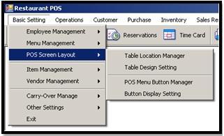 Add Menu Item onto Layout Screen Adding Menu Items onto the Layout Screen To add Menu Category, run the Operation Management from the main screen or click the Operation Management Icon.