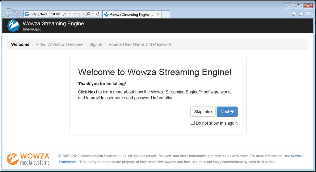 Installing Wowza 4.7.1 12.