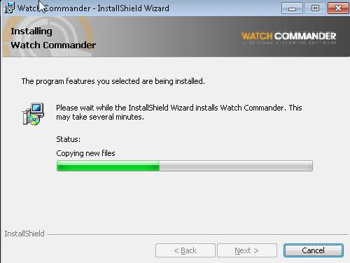 Installing Watch Commander and Related Services 8. Verify the website port listed in the Assign website to port field. 9. Enter JW Player license key, then click Install.