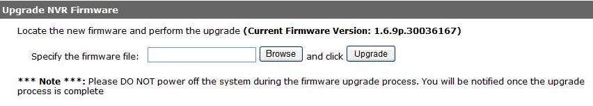 The firmware can be upgraded through web UI or USB.