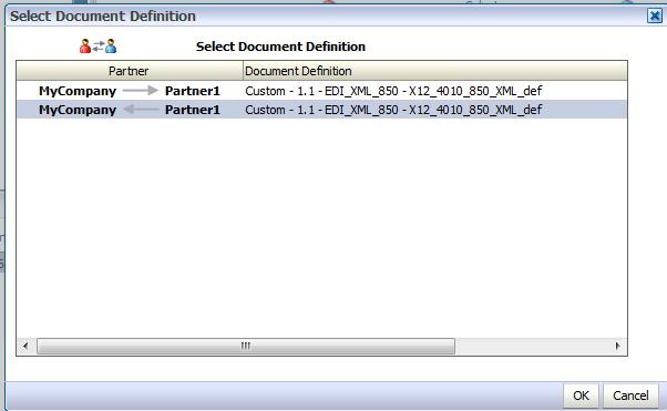 Chapter 10 Figure 10-2 Document Definition and Direction Selection After deployment, Company X tests the
