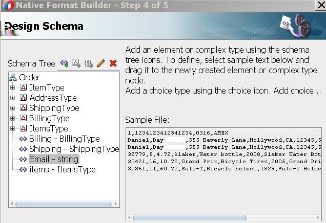 Chapter 5 Figure 5-5 Completion of Design of Complex Types in the Schema File
