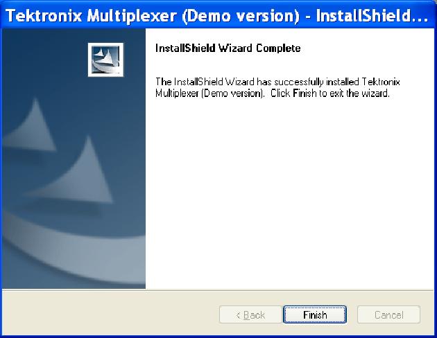 Introduction to Demo Version 3. Click Finish to exit the Wizard once the demo version is successfully installed.