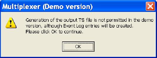 Introduction to Demo Version When you click the Export and Export As options of the File menu, the file is not exported. Instead a message informs you that the export mode is disabled.