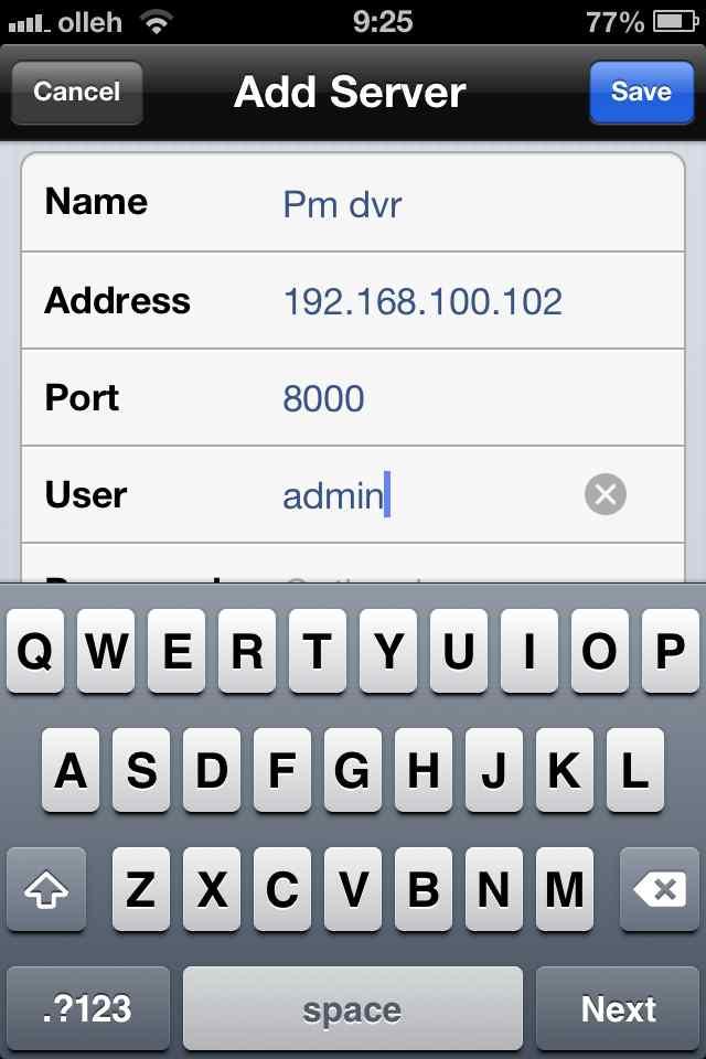 Appendix. C 2. Server Management Enter the appropriate data of your DVR server. - Title : Name that you want to associate with the DVR server. - IP address : IP address or a DDNS name.