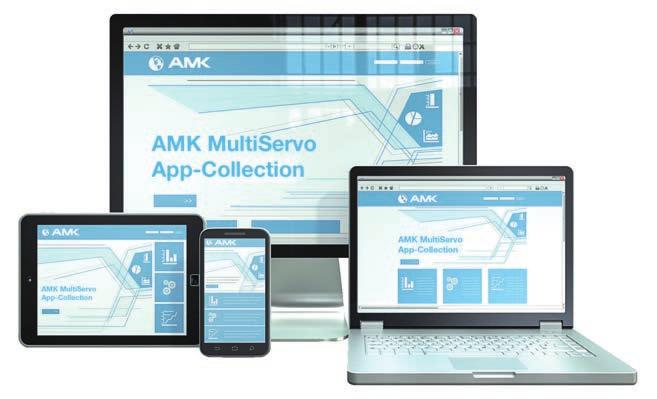 AMK MOTION APPS Simple load them, and everything runs. It can t get more efficient. Standardized flexibility for motion control in the MultiServo. Industry 4.